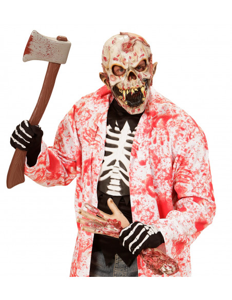 Disfraz de canguro de miedo de Halloween, guantes de esqueleto, elásticos,  para niños, de calavera de