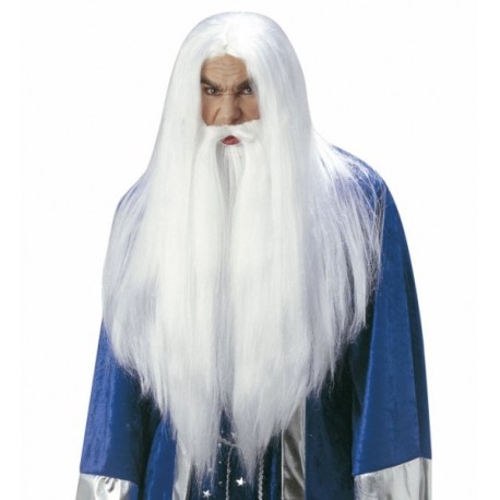 Peluca con barba - Wizard -