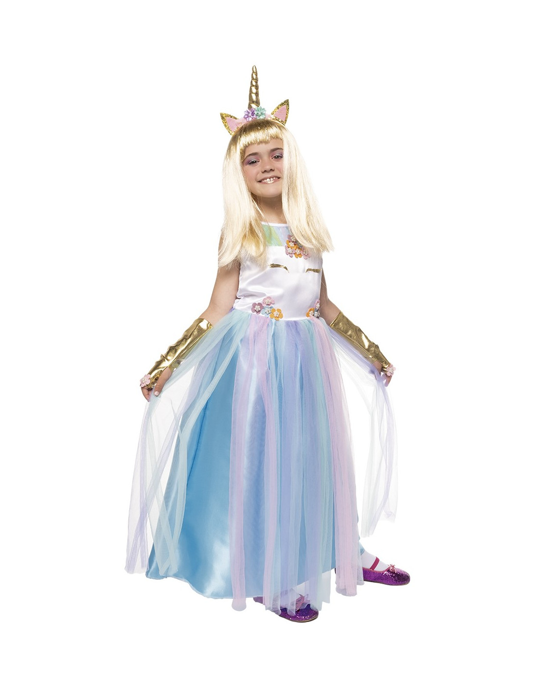 Escribe un reporte éxtasis inteligencia Disfraz de Princesa Unicornio para Niña | Comprar Online