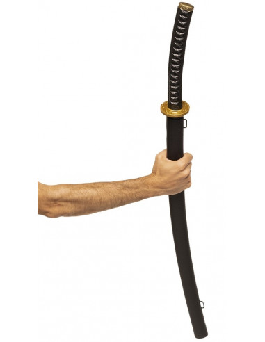 Espada Ninja Negra con Funda de 103cm