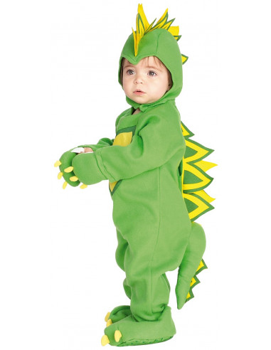 Disfraz de Dinosaurio Verde para Bebé