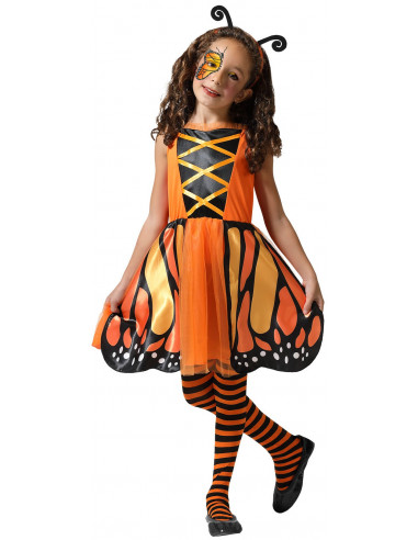 Disfraz de Mariposa Naranja para Niña