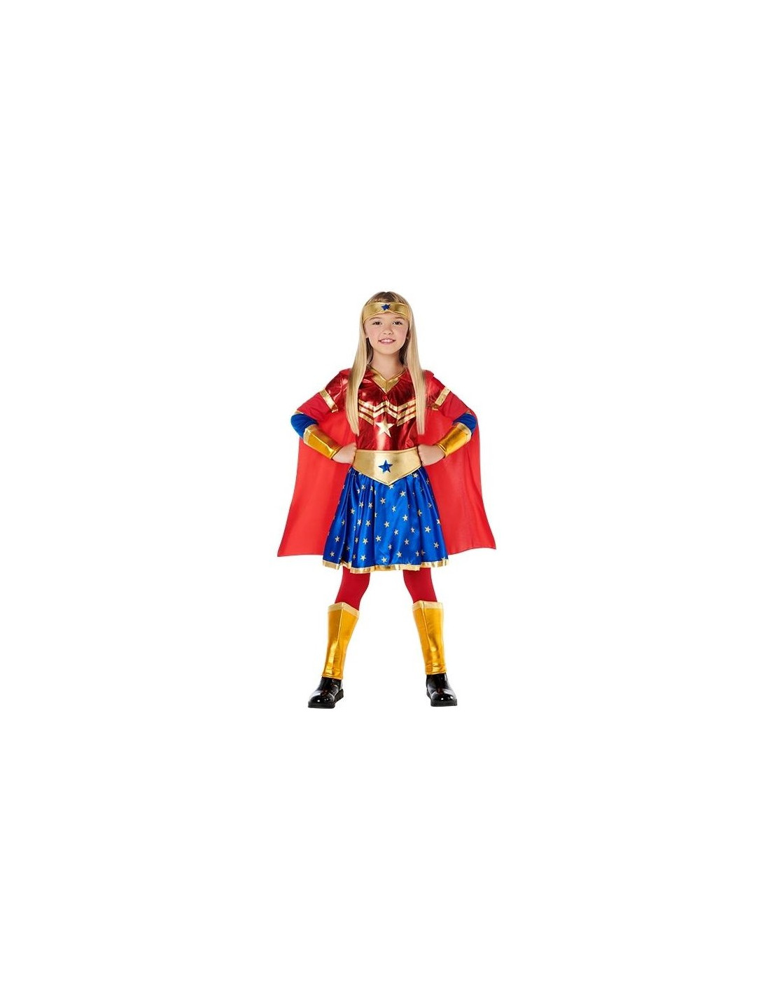 Embotellamiento Melodramático Faringe Disfraz de Wonder Lady con Capa para Niña | Comprar Online