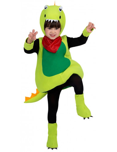 Disfraz de Dinosaurio Verde Infantil