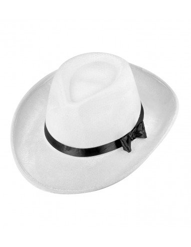 Sombrero de Gangster Blanco de...