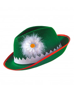 Sombrero de Tirolés con Flor