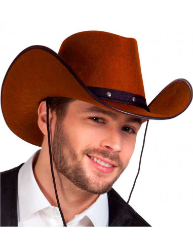 Sombrero de Vaquero Cowboy Marrón