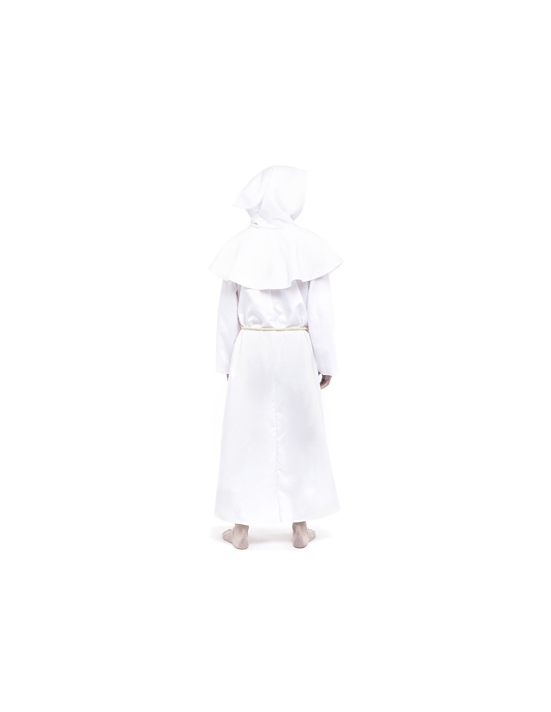 Disfraz Tunica Blanca Monje Religioso Infantil