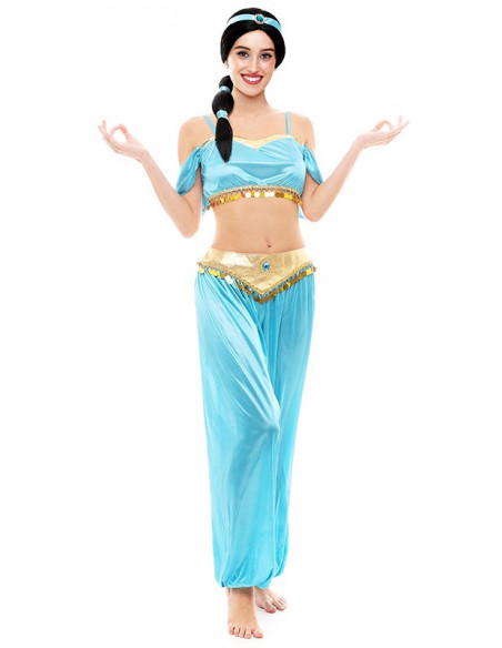Disney Oficial - Disfraz Jasmine Mujer Adulta, Jasmine Disney Disfraz  Mujer, Disfraz Princesa Jasmine Mujer, Disfraz Jasmine Adulto Mujer,  Disfraz