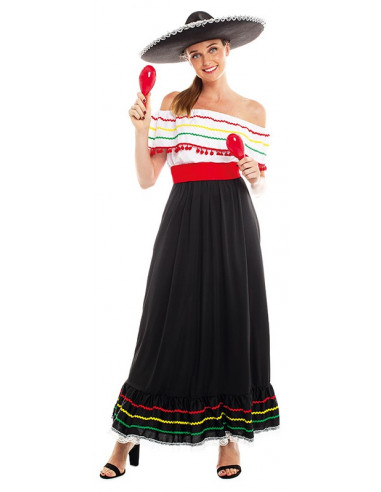 Disfraz de Mejicana Clásica para Mujer