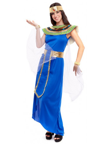 Disfraz de Faraona Egipcia Azul para...
