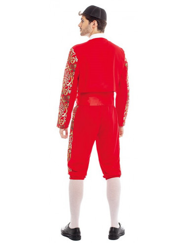 Disfraz de Torero Rojo para Hombre