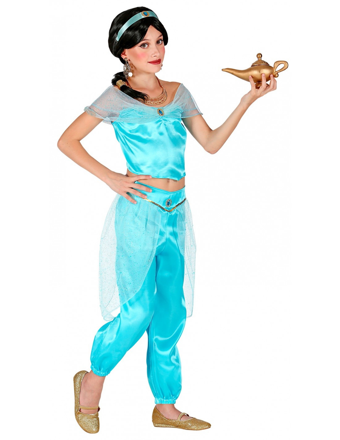 Disfraz de Jasmine de Aladdín para Niña
