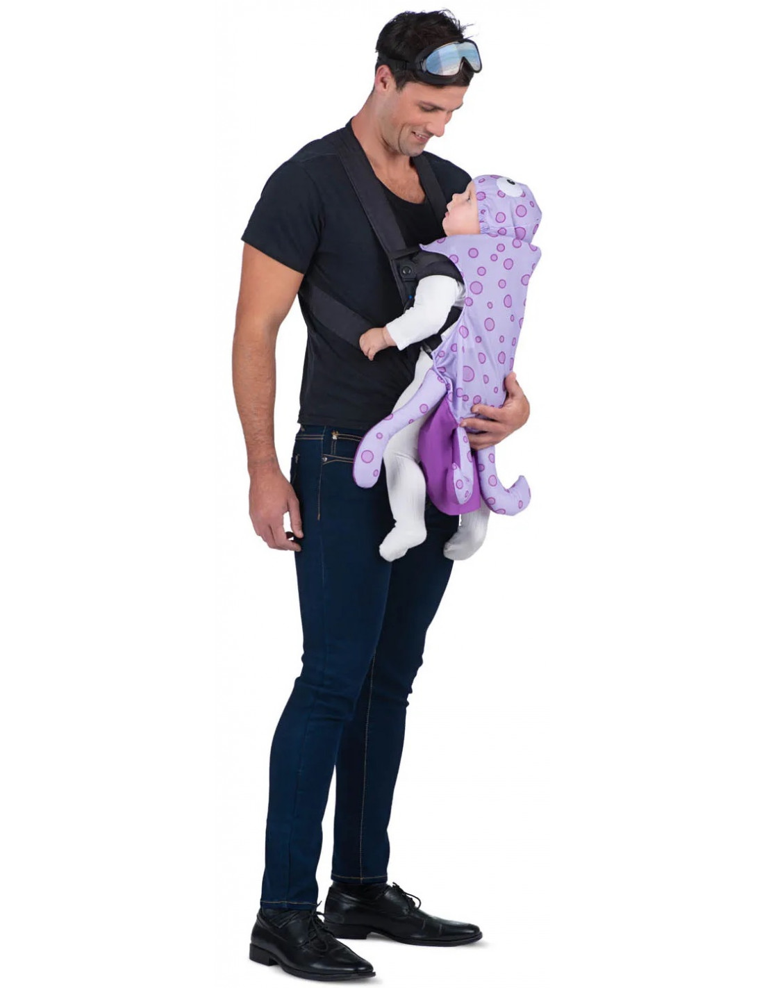 Disfraz de Buceador con Pulpo Cubremochila para Bebé y Adulto