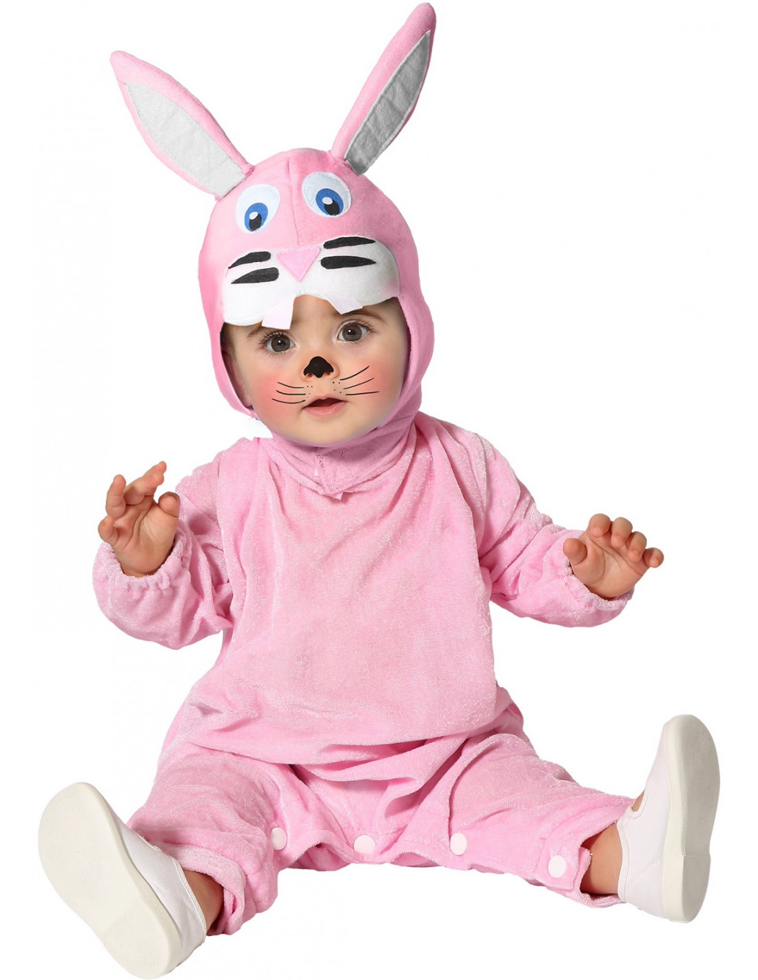 Disfraz Talla 0 A 6 Meses Para Bebé Conejo Azul Halloween