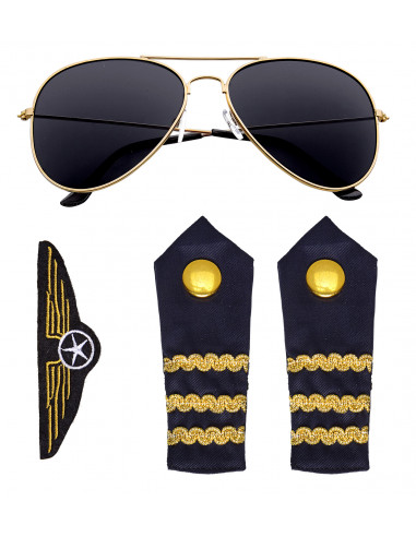 Set de Piloto Comandante de Avión