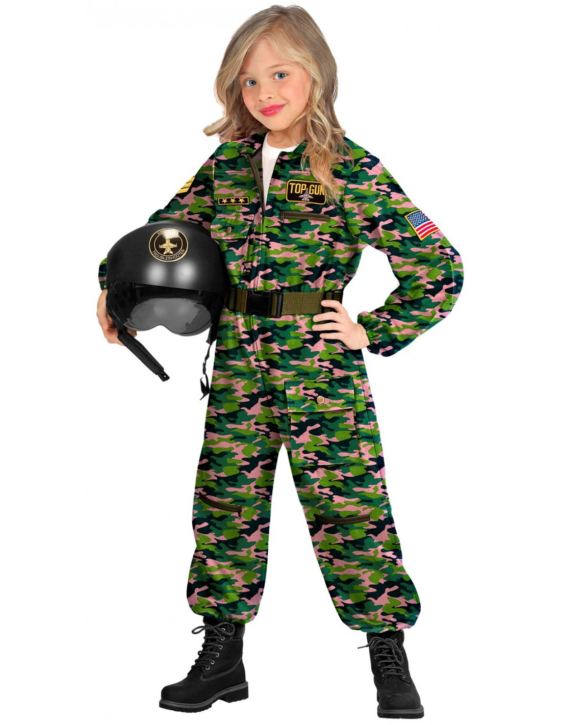 Disfraz de Piloto de Avión de Combate para Niña