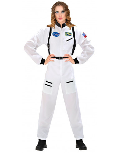 Disfraz de Astronauta Blanco para Mujer