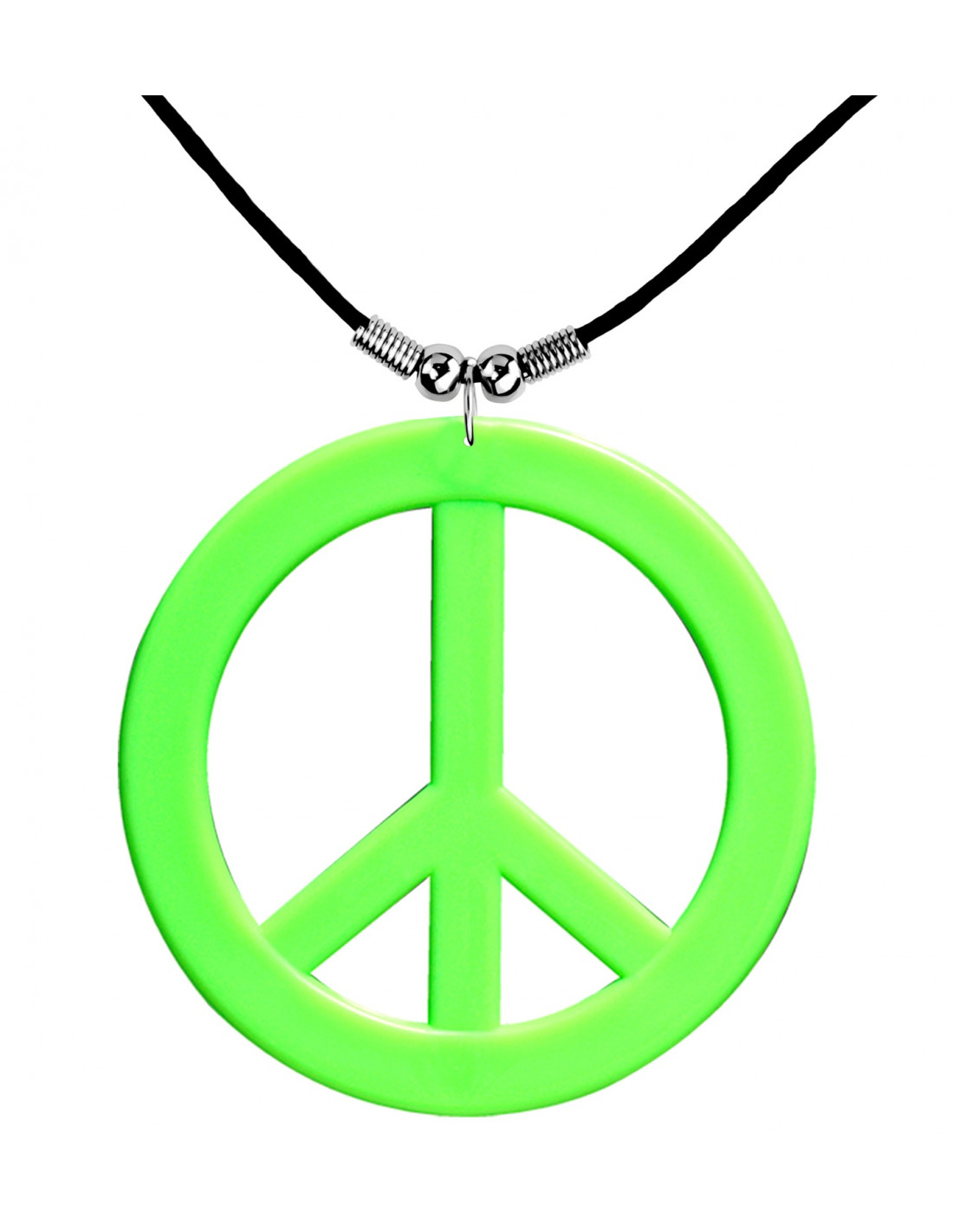 Colgante Hippie Verde con el Símbolo de la Paz | Comprar Online