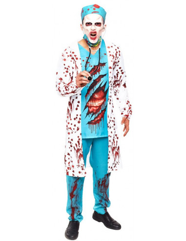 Disfraz de Cirujano Zombie para Adulto