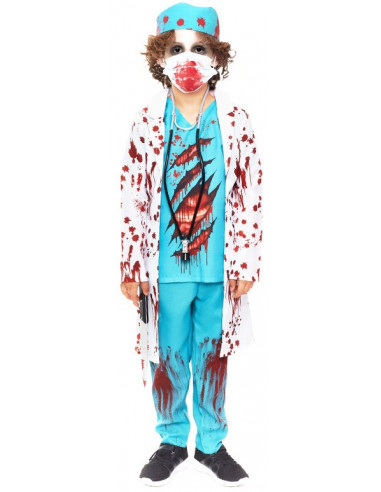 Disfraz de Cirujano Zombie Infantil
