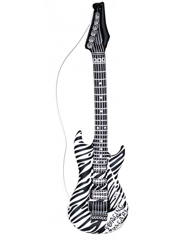 Guitarra Eléctrica Hinchable de Cebra