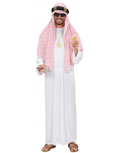 Disfraz de Jeque Árabe para Adulto