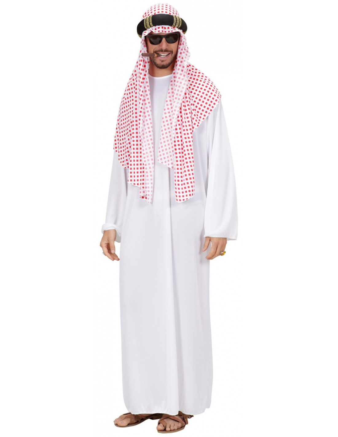 Disfraz de jeque árabe talla l verde