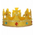 Corona de Lame y fieltro decorada