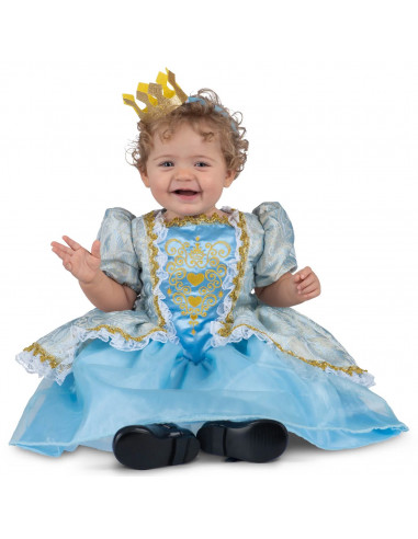 Disfraz de Princesa Azul para Bebé