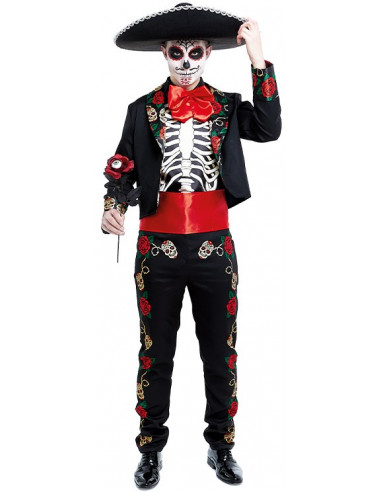 Disfraz de Catrin Esqueleto Mexicano...