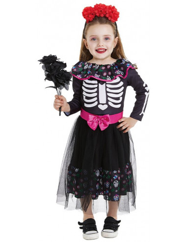 Disfraz de Esqueleto Catrina Infantil