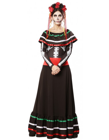 Disfraz de Catrina Mejicana para Mujer