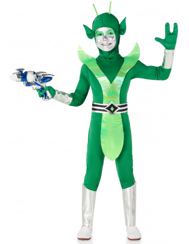Disfraz de Alien Verde Infantil