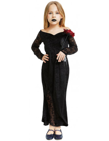 Disfraz de Morticia Addams Elegante...
