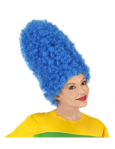 Peluca de Marge Simpson Azul
