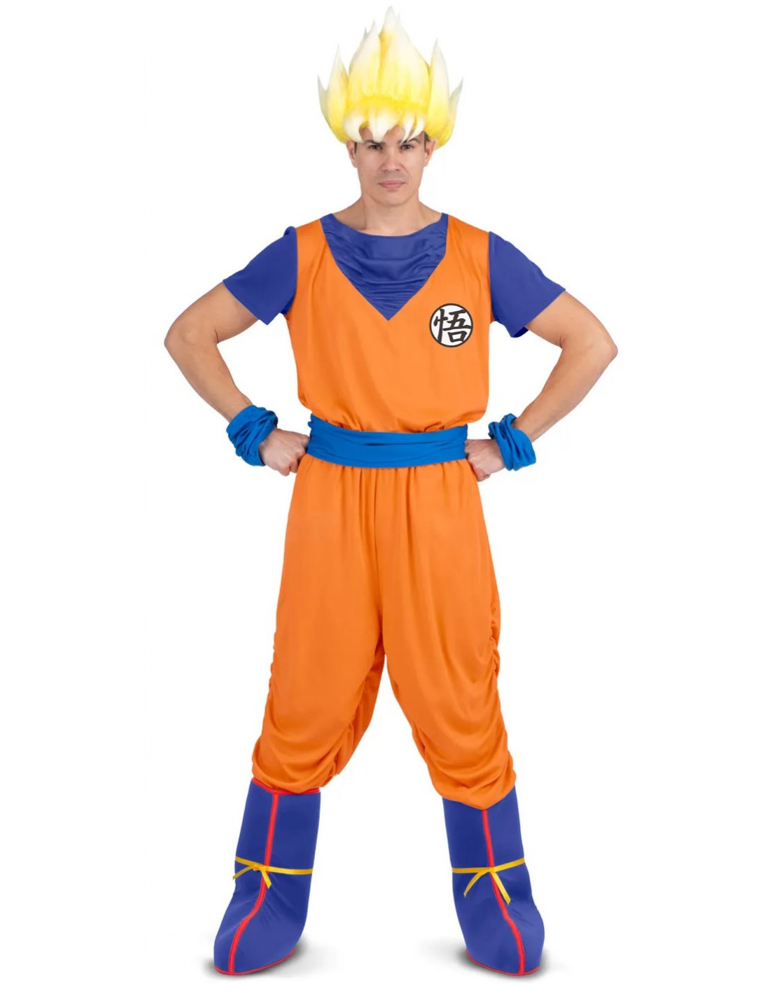  Fun Costumes Peluca de pelo Goku de Dragon Ball Z