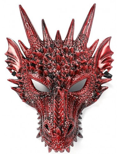 Máscara de Dragón Roja