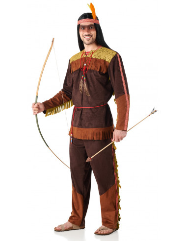 Disfraz de Guerrero Indio para Hombre