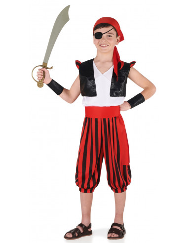 Disfraz de Pirata con Parche para Niño