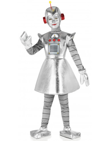 Disfraz de Robot Androide para Niña