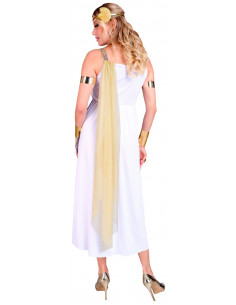 Disfraz diosa griega beige mujer