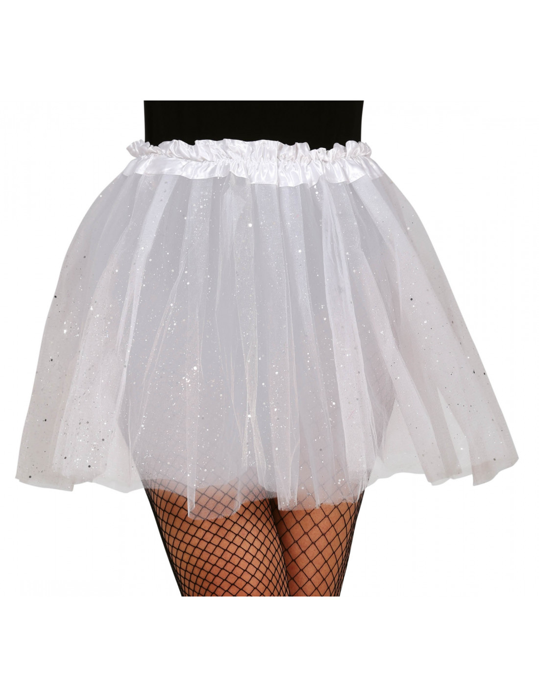 Falda de novia para mujer, tutú de gallina de lentejuelas blancas para mujer,  falda de tutú brillante de lentejuelas blancas, la falda de purga -   España