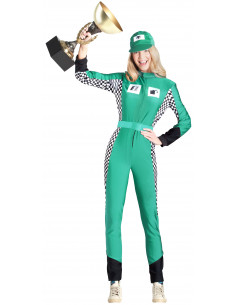 Disfraz de Piloto F1 Verde...