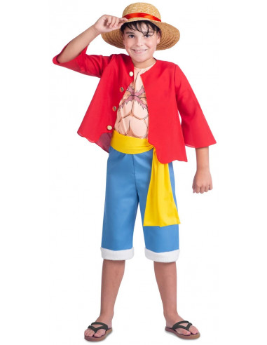 Disfraz de Luffy One Piece para Niño