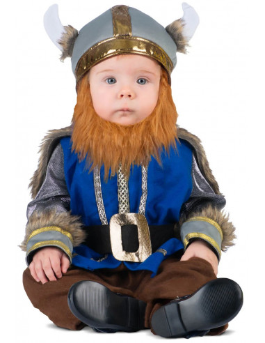 Disfraz de Vikingo con Barba para Bebé