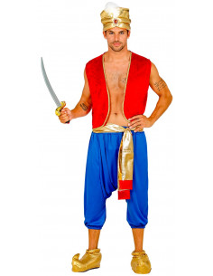 Disfraz Genio Lampara Aladdin para adultos > Disfraces para Hombres >  Disfraces Cuentos y Dibujos para Hombre > Disfraces para Adultos