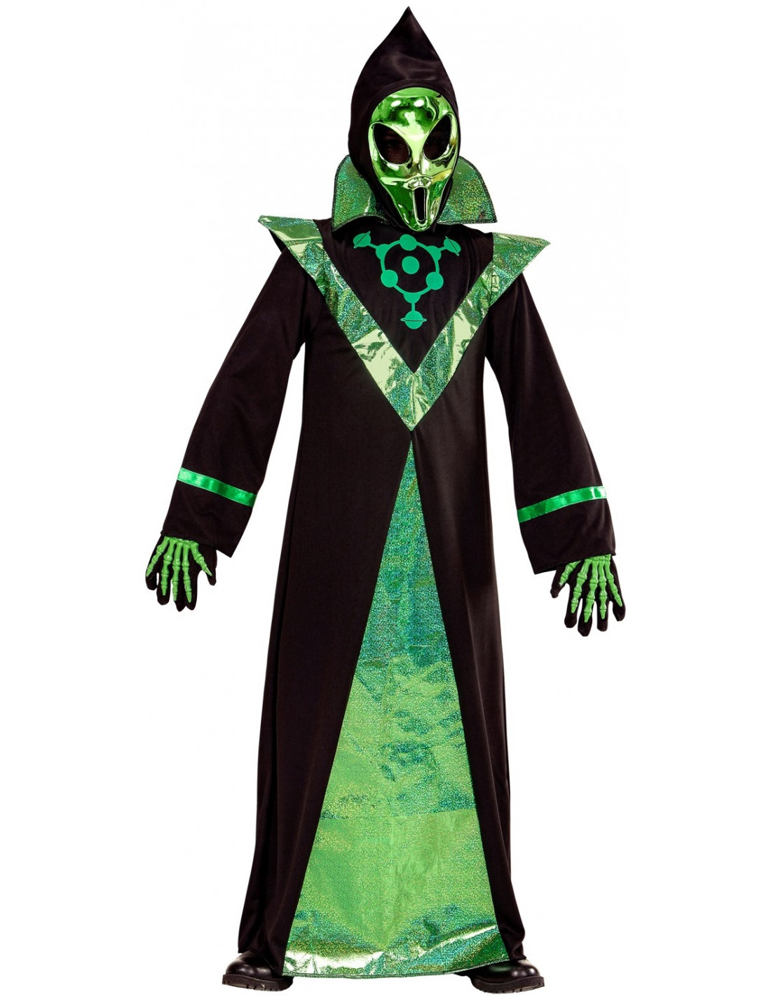 Comprar Disfraz de Alien Verde Tunica infantil - Disfraces del Espacio para  Niño