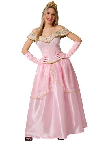 Disfraz de Princesa Rosa Elegante...