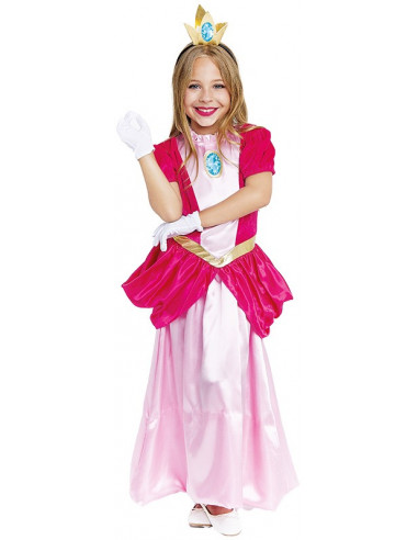 Disfraz de Princesa Peach para Niña